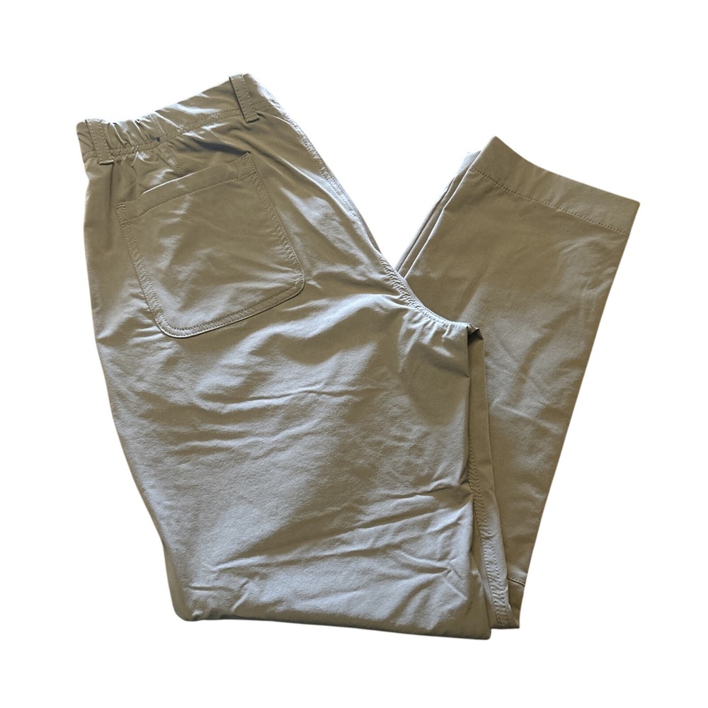 Brooks Brothers Men's 34x29.5 Gray Chino Golf Performance Pants‎ Nylon Stretch